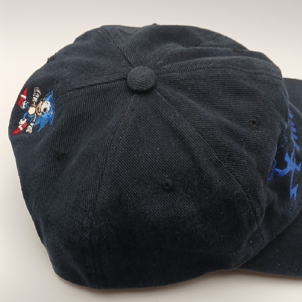 Vintage SEGA Channel Sonic The Hedgehog 90s Adjustable Hat Rare Retro Gaming - Picture 10 of 10